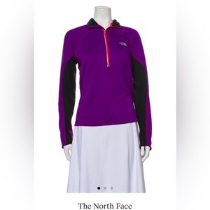 The North Face half zip pull over